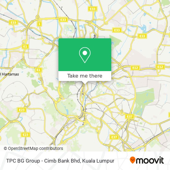 Peta TPC BG Group - Cimb Bank Bhd