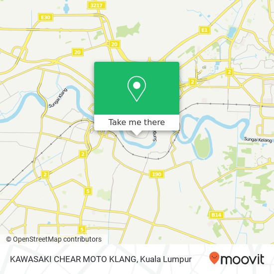 KAWASAKI CHEAR MOTO KLANG map