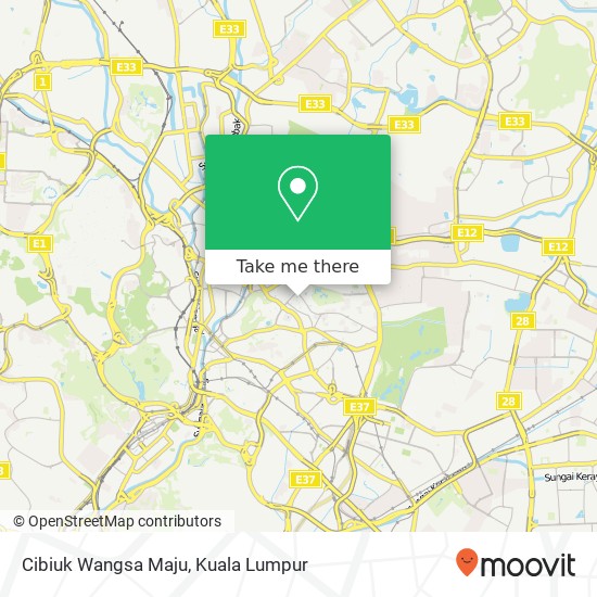 Cibiuk Wangsa Maju map