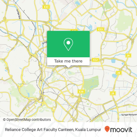 Reliance College Art Faculty Canteen map
