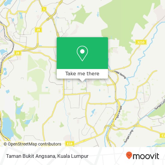 Peta Taman Bukit Angsana