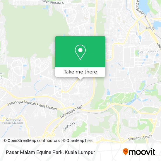 Pasar Malam Equine Park map