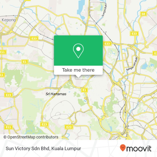 Sun Victory Sdn Bhd map