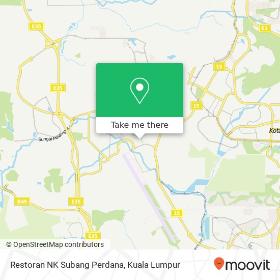 Peta Restoran NK Subang Perdana