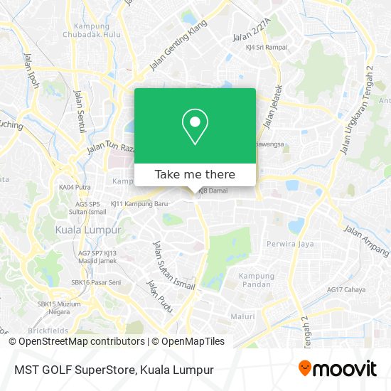MST GOLF SuperStore map
