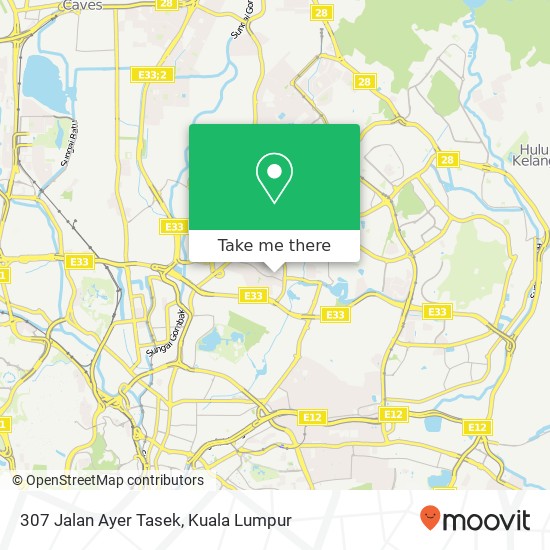 307 Jalan Ayer Tasek map