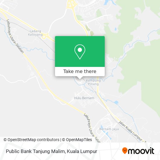 Public Bank Tanjung Malim map