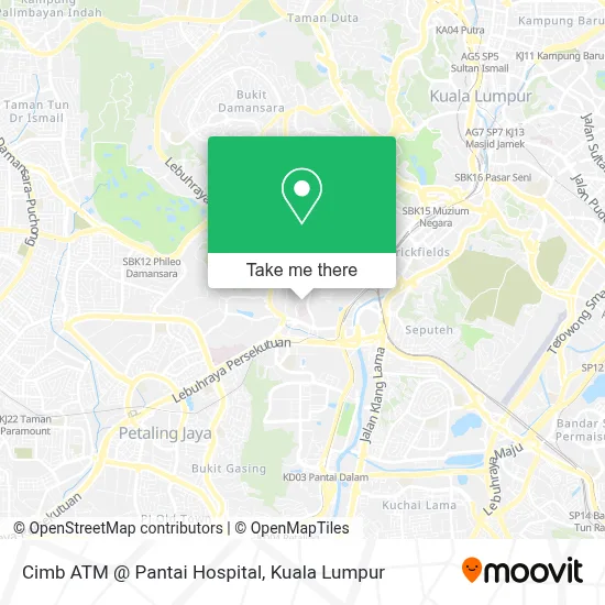Cimb ATM @ Pantai Hospital map