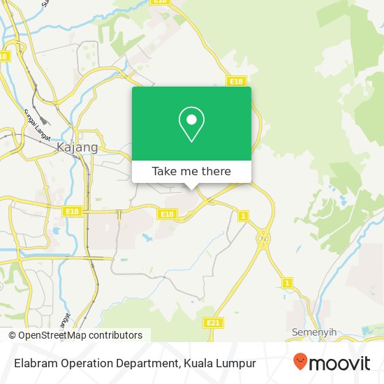 Elabram Operation Department map