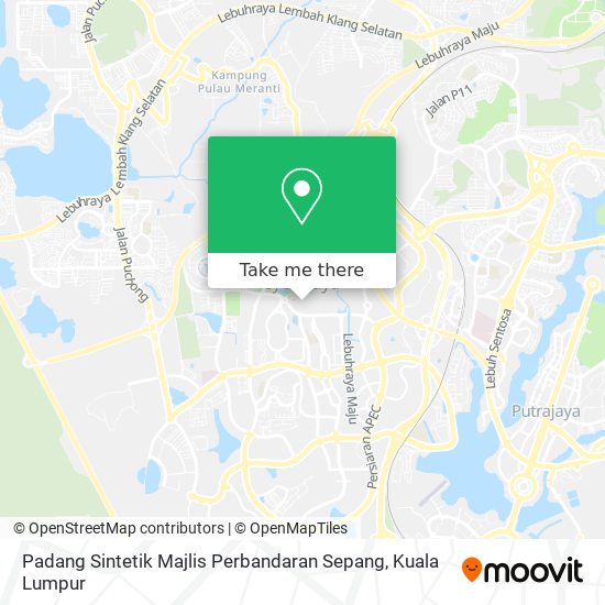 Peta Padang Sintetik Majlis Perbandaran Sepang