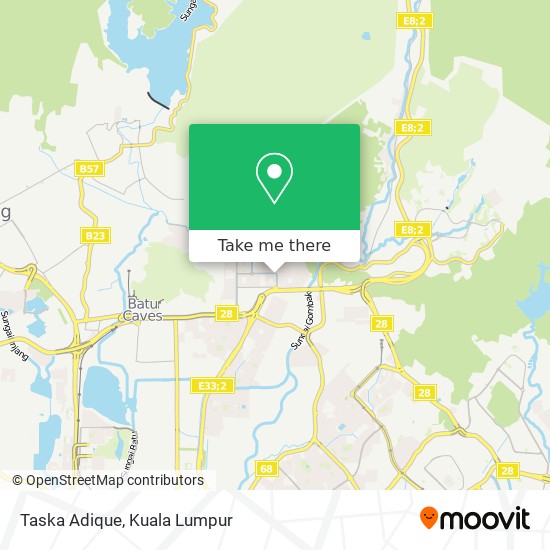 Taska Adique map
