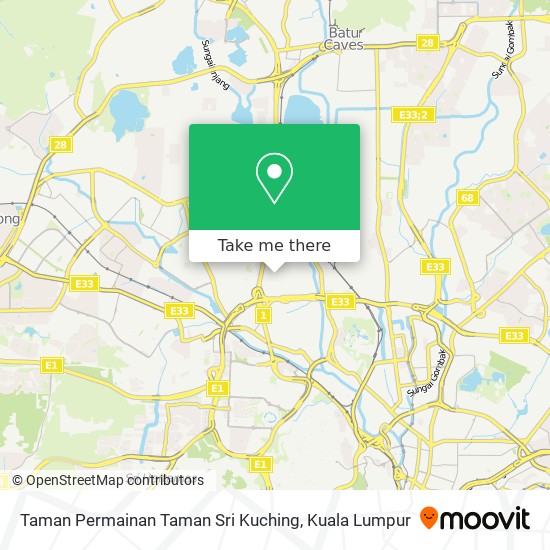 Peta Taman Permainan Taman Sri Kuching