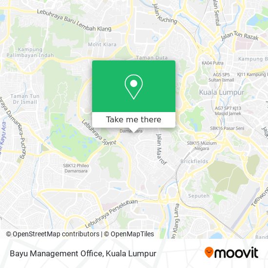 Bayu Management Office map