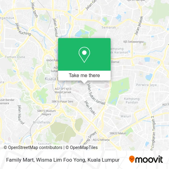 Family Mart, Wisma Lim Foo Yong map