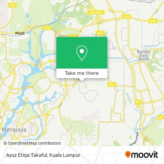 Ayuz Etiqa Takaful map