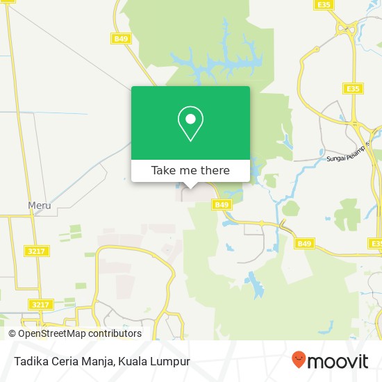 Tadika Ceria Manja map