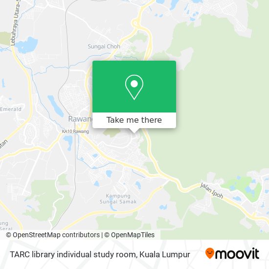 TARC library individual study room map