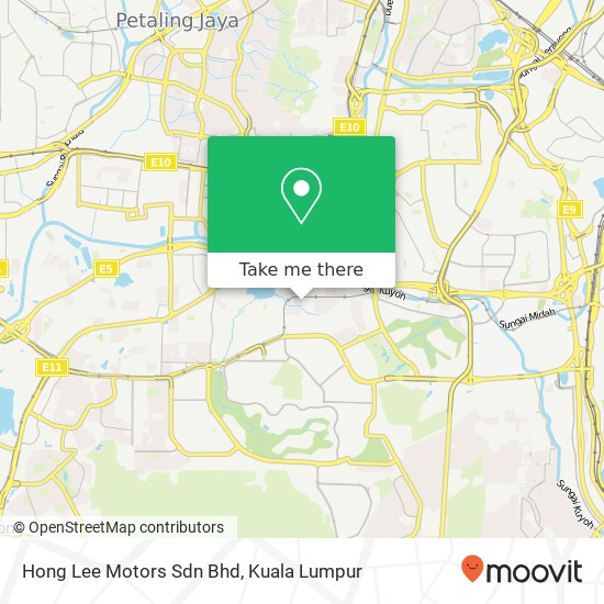 Hong Lee Motors Sdn Bhd map