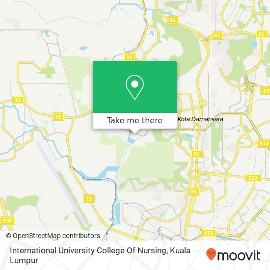 International University College Of Nursing map