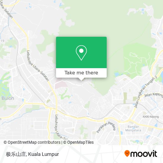 极乐山庄 map