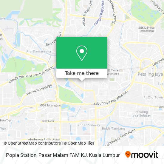 Popia Station, Pasar Malam FAM KJ map