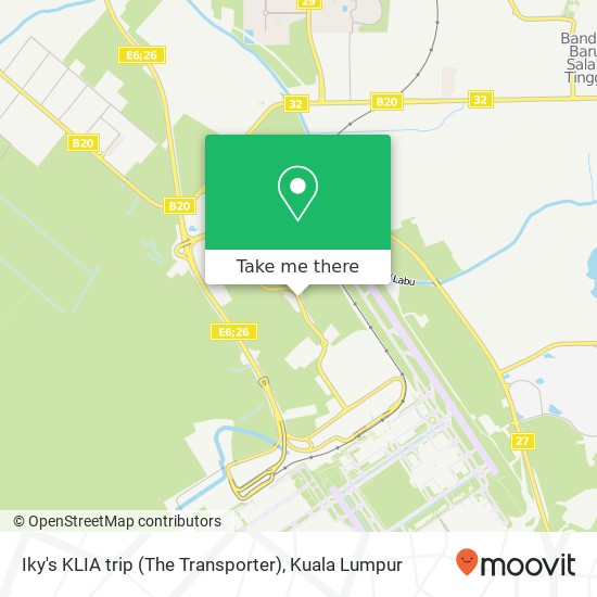 Iky's KLIA trip (The Transporter) map
