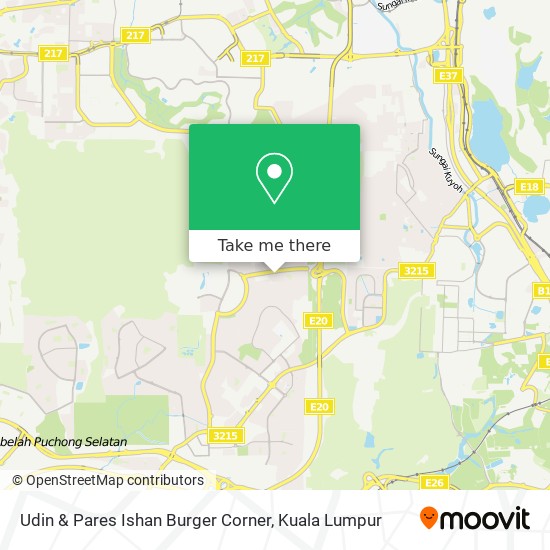 Udin & Pares Ishan Burger Corner map