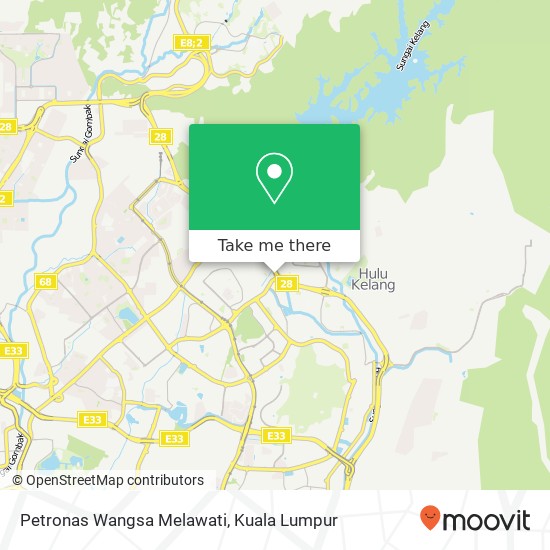 Peta Petronas Wangsa Melawati