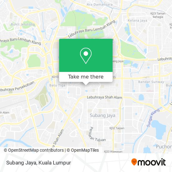 Peta Subang Jaya