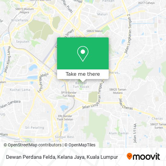 Peta Dewan Perdana Felda, Kelana Jaya