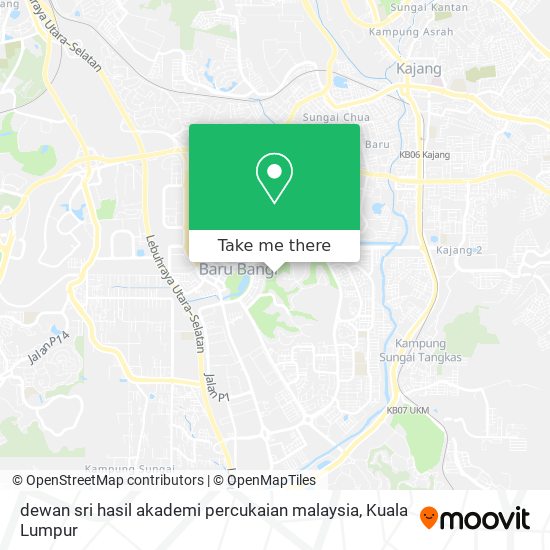 dewan sri hasil akademi percukaian malaysia map