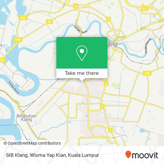 SIB Klang, Wisma Yap Kian map