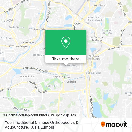 Yuen Traditional Chinese Orthopaedics & Acupuncture map