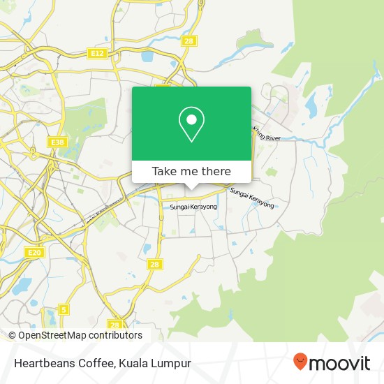 Heartbeans Coffee map