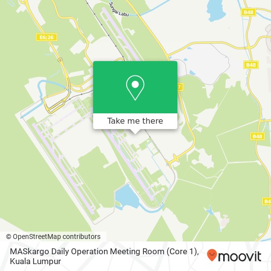 MASkargo Daily Operation Meeting Room (Core 1) map