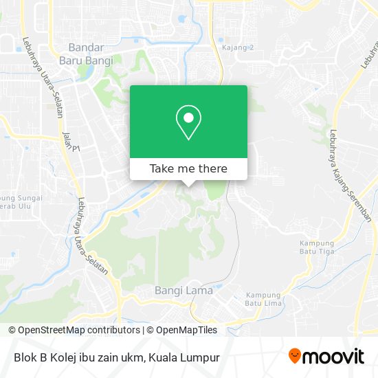 How To Get To Blok B Kolej Ibu Zain Ukm In Hulu Langat By Bus Or Train