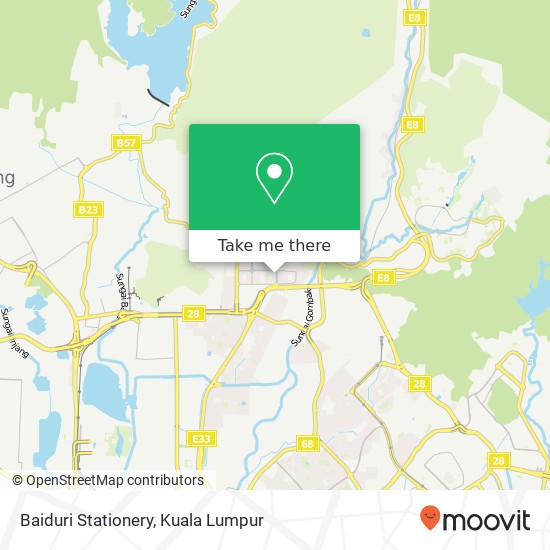 Baiduri Stationery map