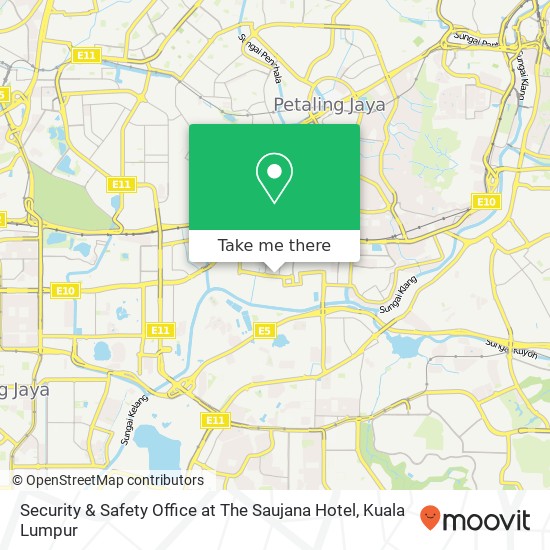 Security & Safety Office at The Saujana Hotel map