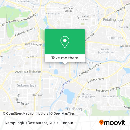 Peta KampungKu Restaurant