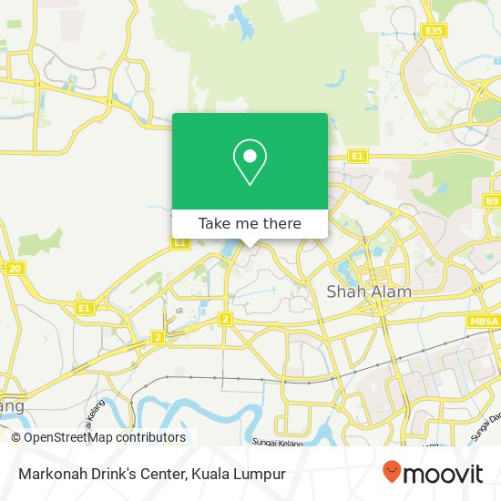 Markonah Drink's Center map