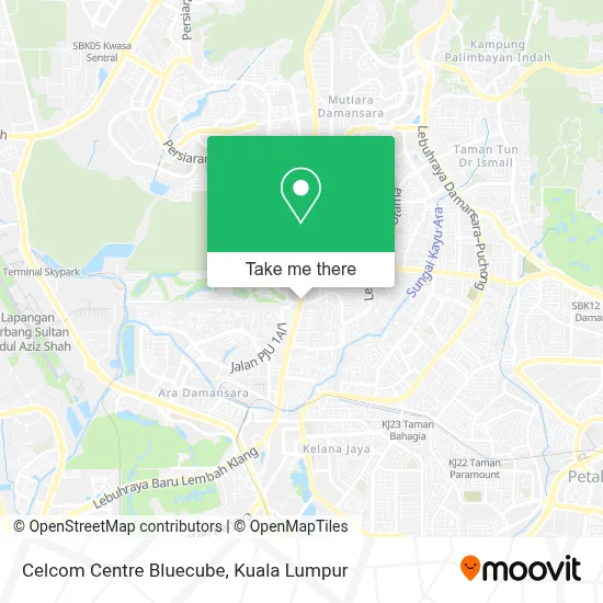 Celcom Centre Bluecube map