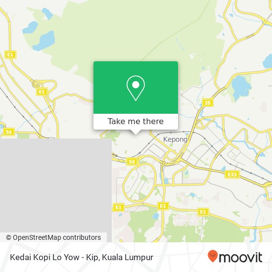 Kedai Kopi Lo Yow - Kip map