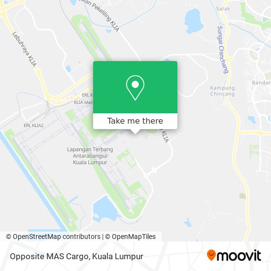 Opposite MAS Cargo map