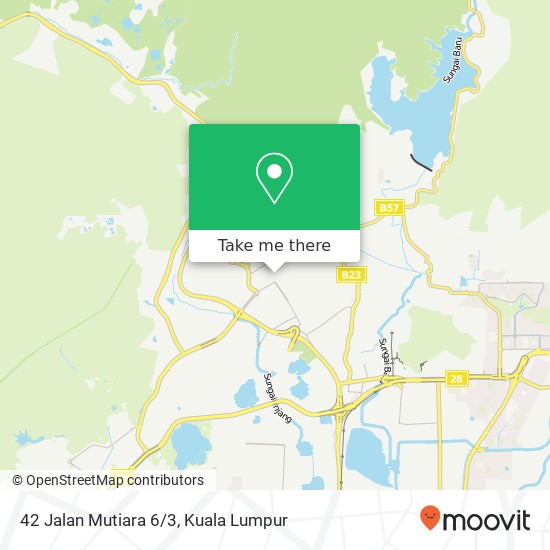 42 Jalan Mutiara 6/3 map
