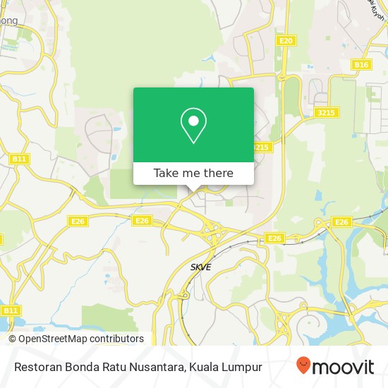 Peta Restoran Bonda Ratu Nusantara