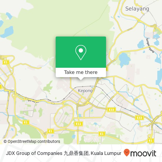 JDX Group of Companies 九鼎香集团 map