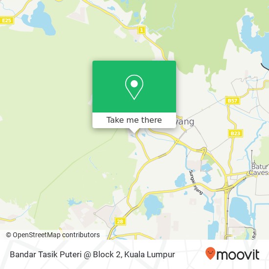 Bandar Tasik Puteri @ Block 2 map