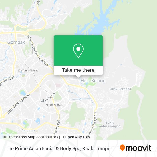 The Prime Asian Facial & Body Spa map