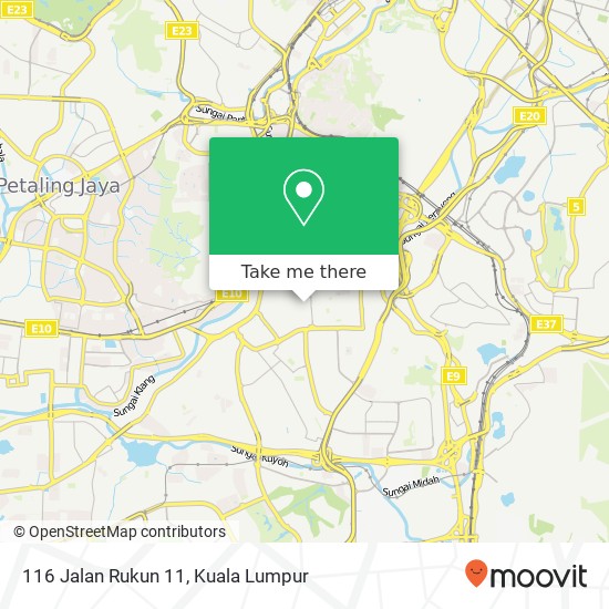 Peta 116 Jalan Rukun 11