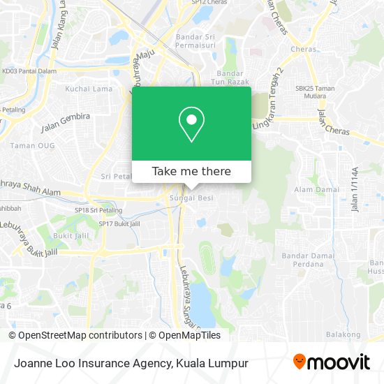 Joanne Loo Insurance Agency map